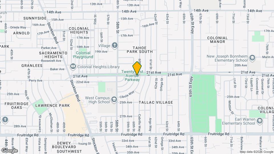 5912 21st Ave Map and Location Details