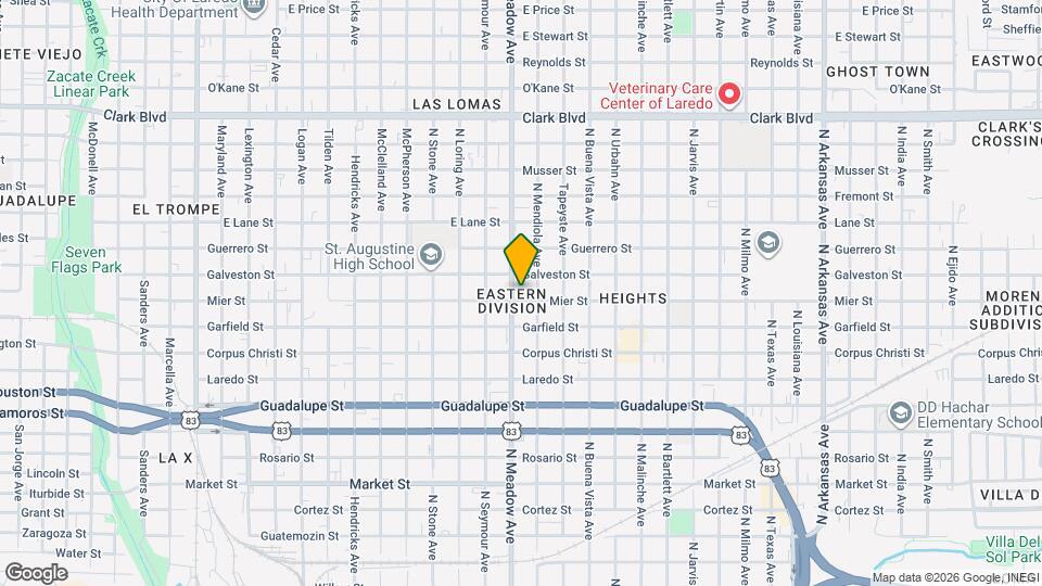 1608 Mier St Map and Location Details