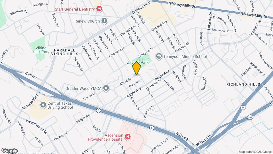 6508-6510 Alford Dr Map and Location Details