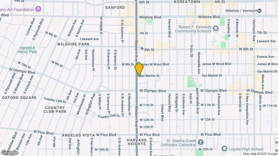 3482 San Marino St Map and Location Details