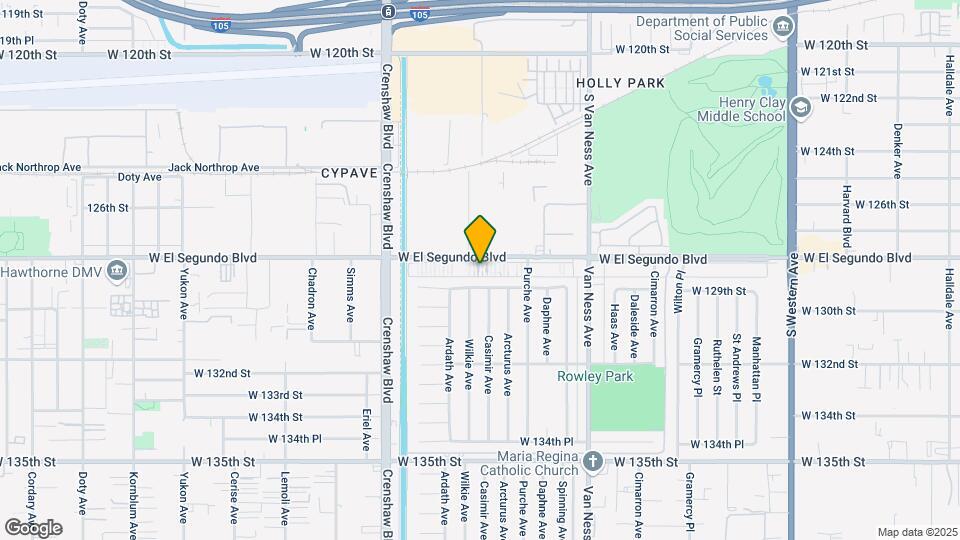 2704 W El Segundo Blvd Map and Location Details