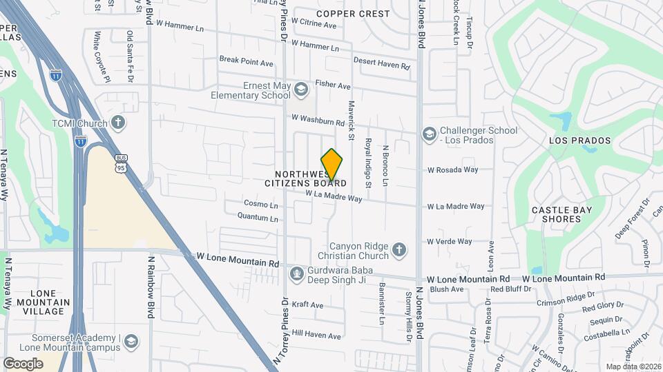 6221 Tupac Ln Mapa y Detalles de la Ubicación