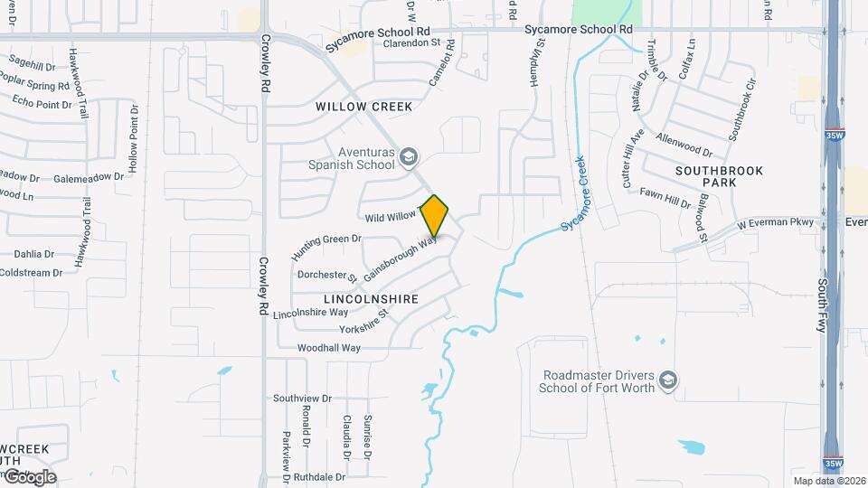 1371 Gainsborough Way Map and Location Details