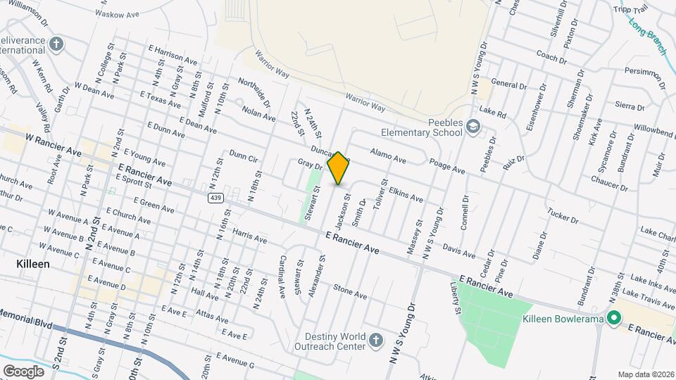 1208 Alexander St Map and Location Details