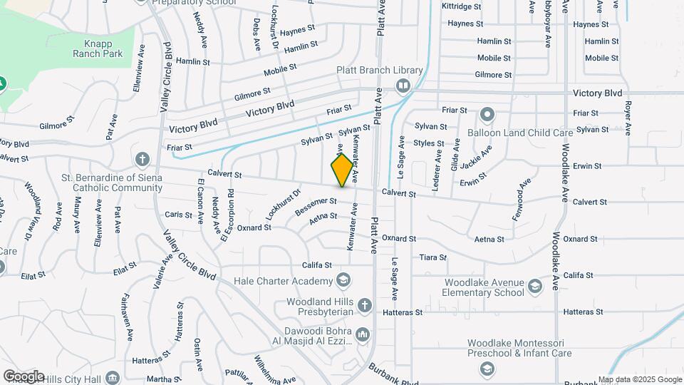 23812 Calvert St Mapa y Detalles de la Ubicación