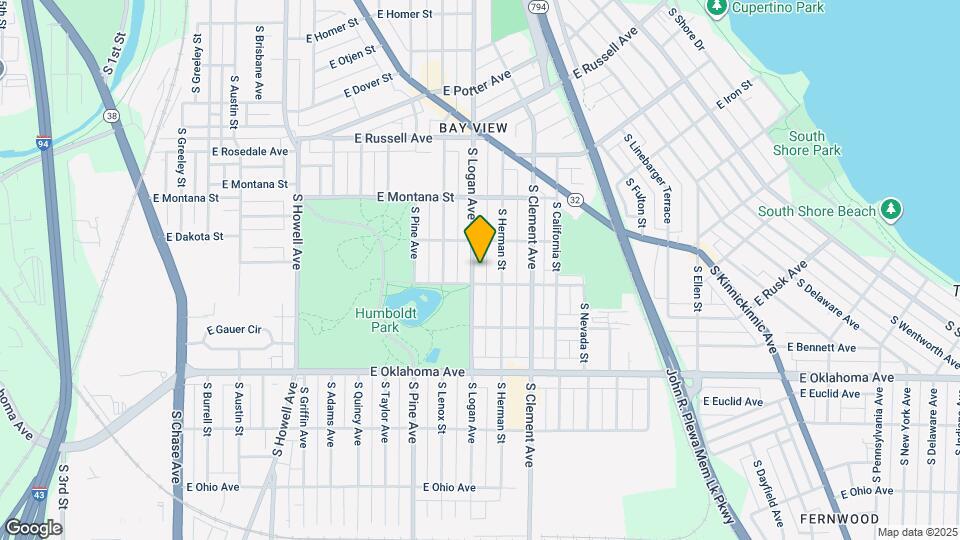 2934 S Logan Ave Map and Location Details