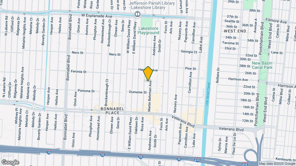 828 Martin Behrman Ave Map and Location Details