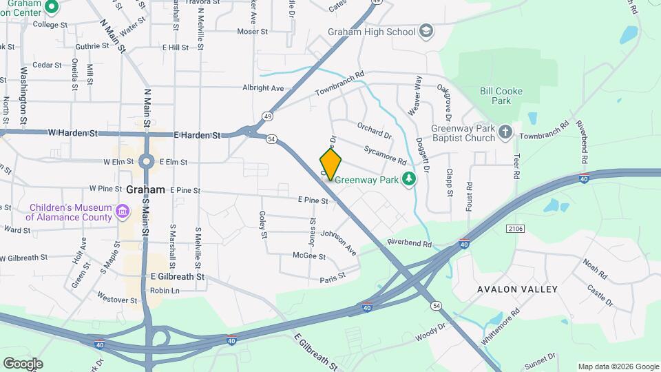 506 E Harden St Map and Location Details