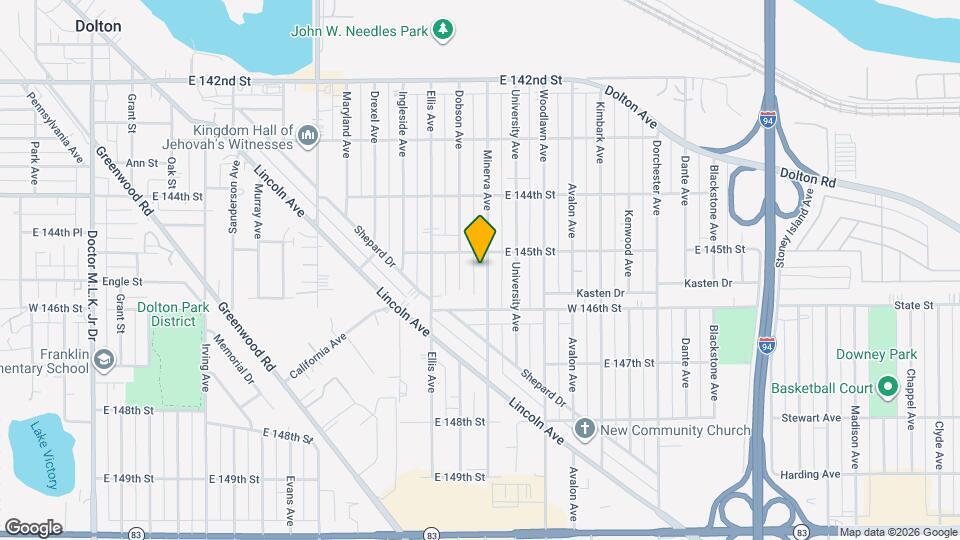 14514 Minerva Ave Map and Location Details