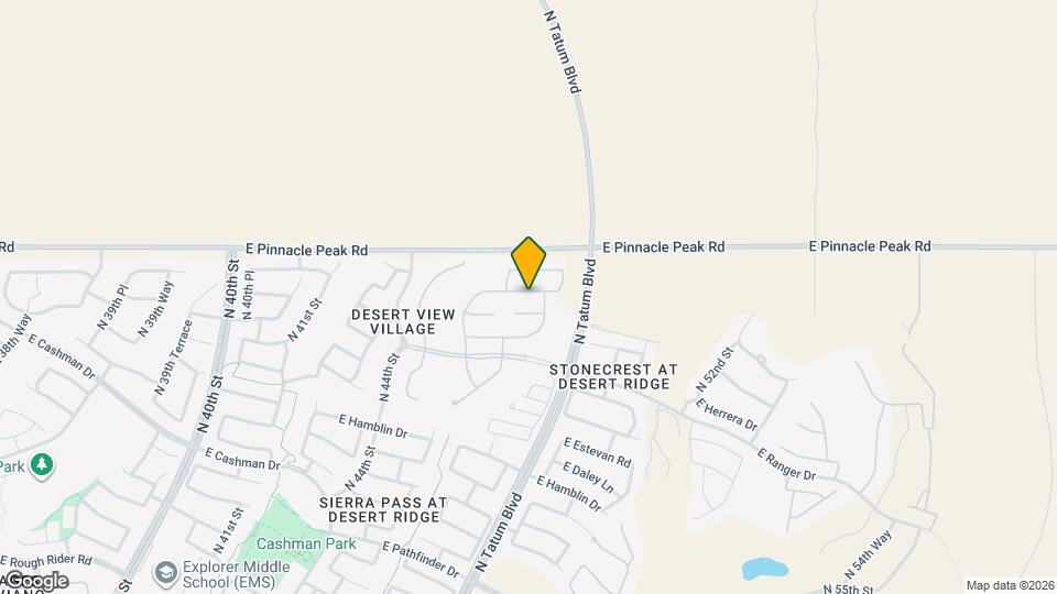 4627 E Navigator Ln Map and Location Details