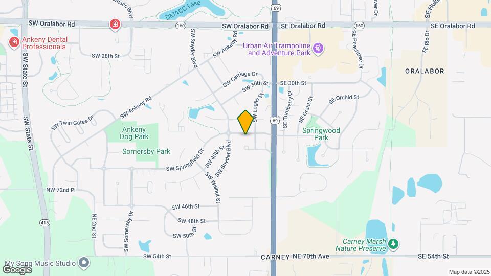 303 SW Springfield Dr Map and Location Details