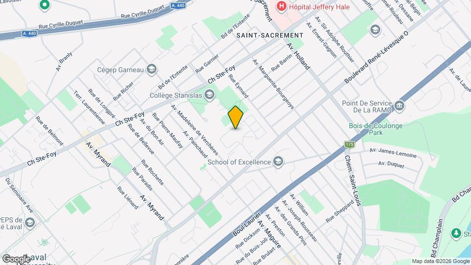 350 Gerard-Morisset St Map and Location Details