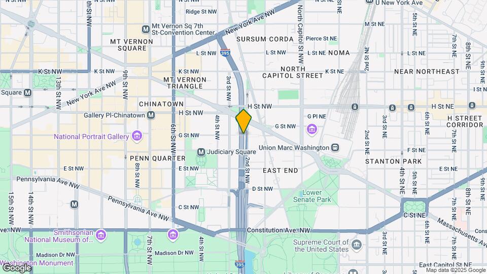 200 G St NW Map and Location Details