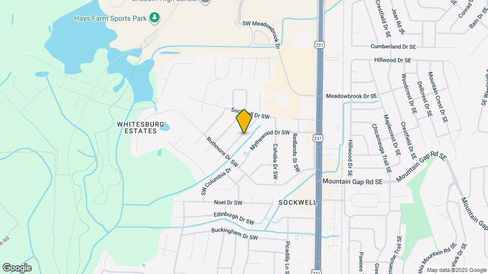 2105 Shannonhouse Rd SW Map and Location Details