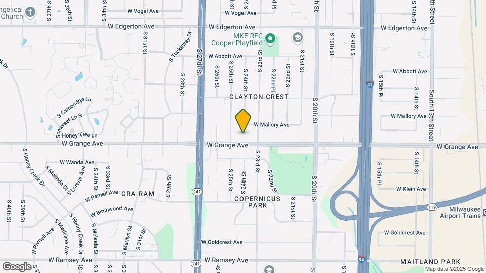 2402 W Grange Ave Map and Location Details