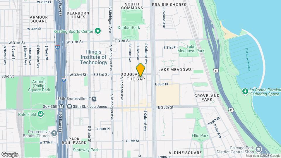 3317 S Giles Ave Map and Location Details