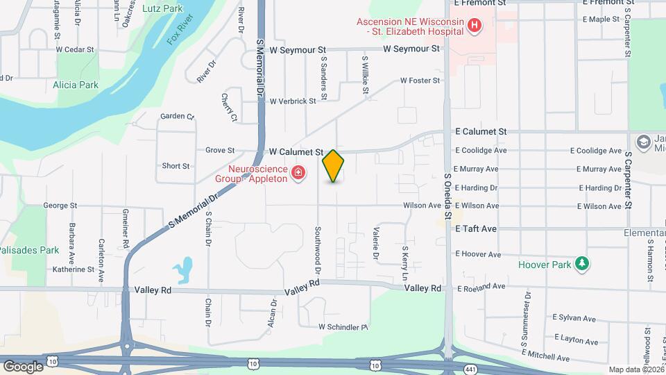 2303 Woodrow Court Mapa y Detalles de la Ubicación