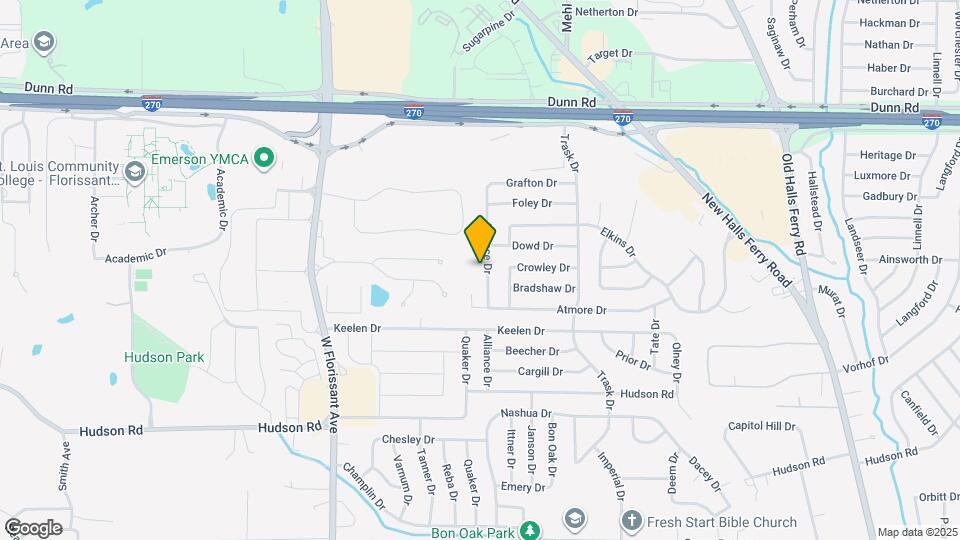 10627 Alliance Dr Map and Location Details