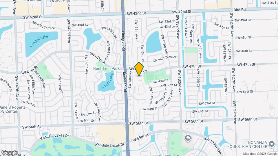 4741 SW 135th Pl Map and Location Details