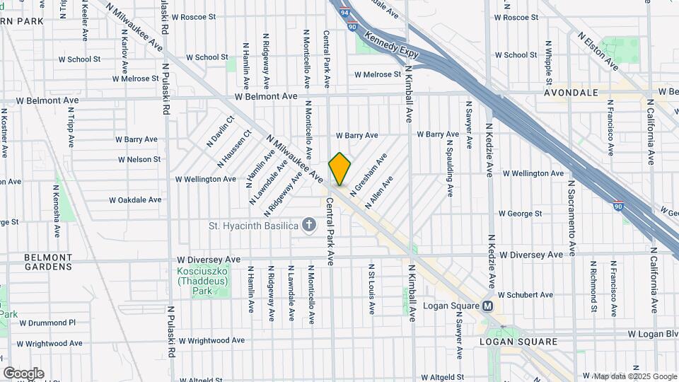 2945 N Milwaukee Ave Map and Location Details