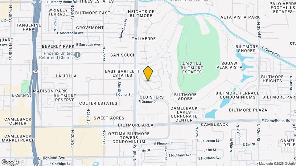 5311 N 25th St Map and Location Details