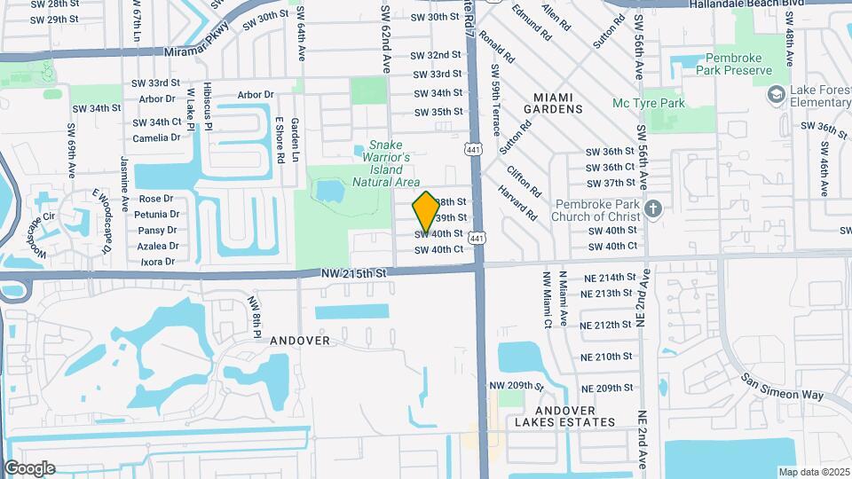 6108 SW 40th St-Unit -2 Map and Location Details