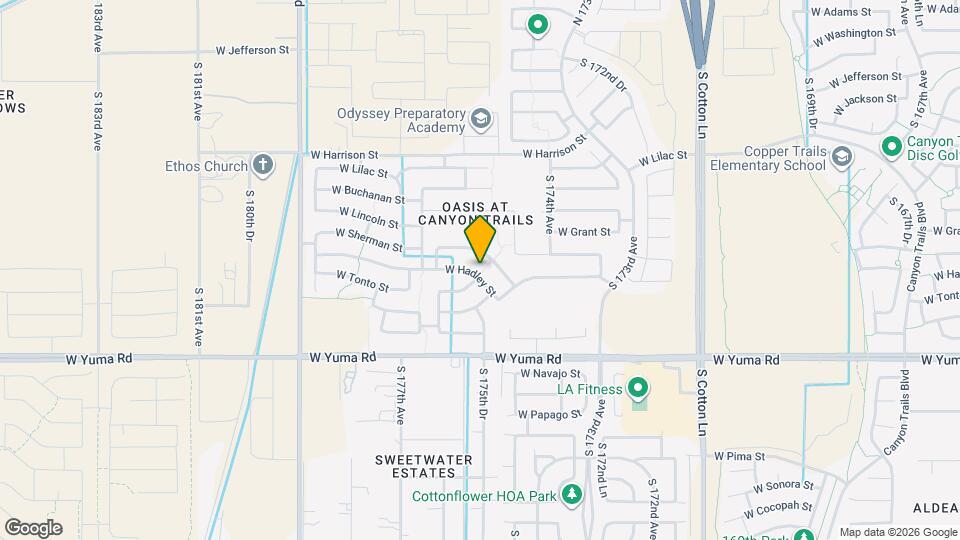 17534 W Hadley St Map and Location Details