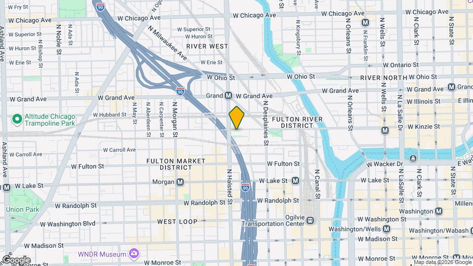 353 N Halsted St Map and Location Details