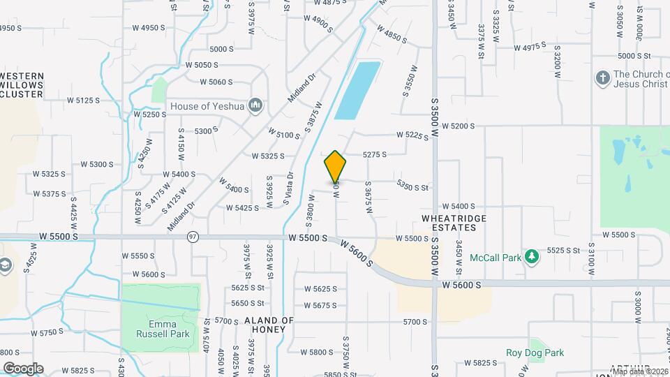 5365 S 3750 W Mapa y Detalles de la Ubicación
