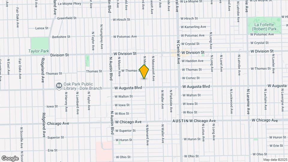 1022 N Menard Ave, Unit 2 Map and Location Details