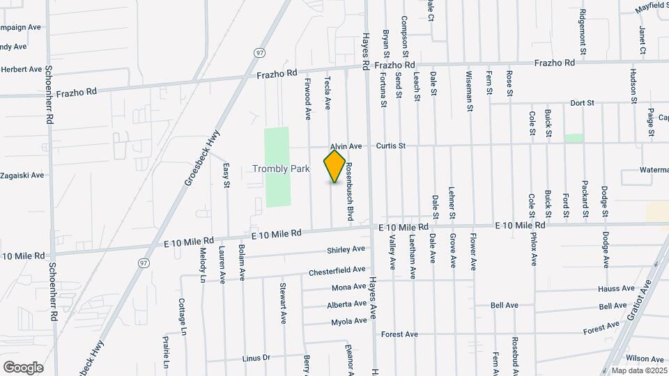 25180 Tecla Ave Map and Location Details