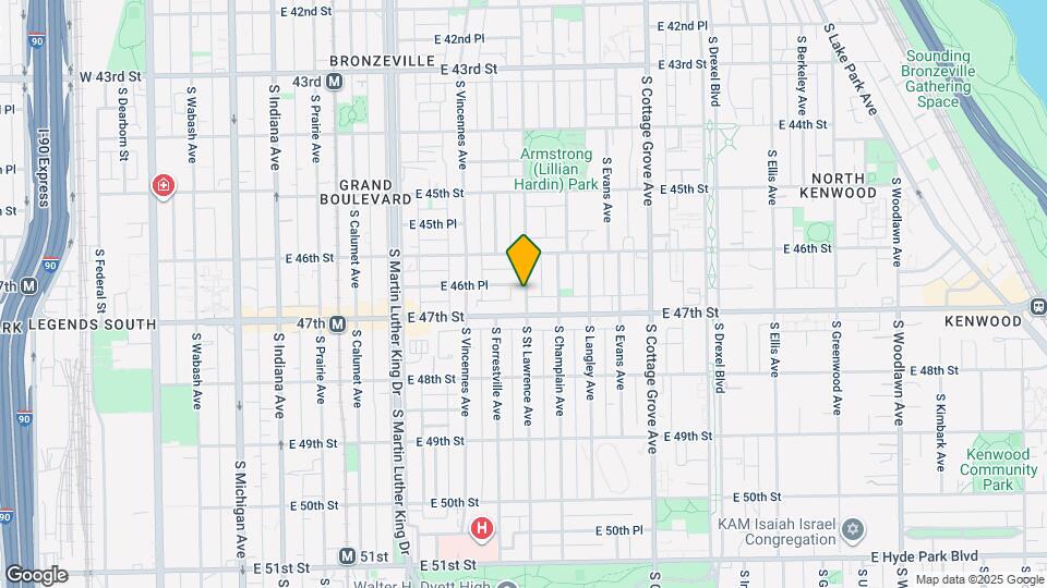4640 S St Lawrence Ave Map and Location Details