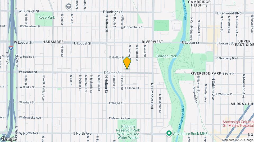 724 E Center St Map and Location Details