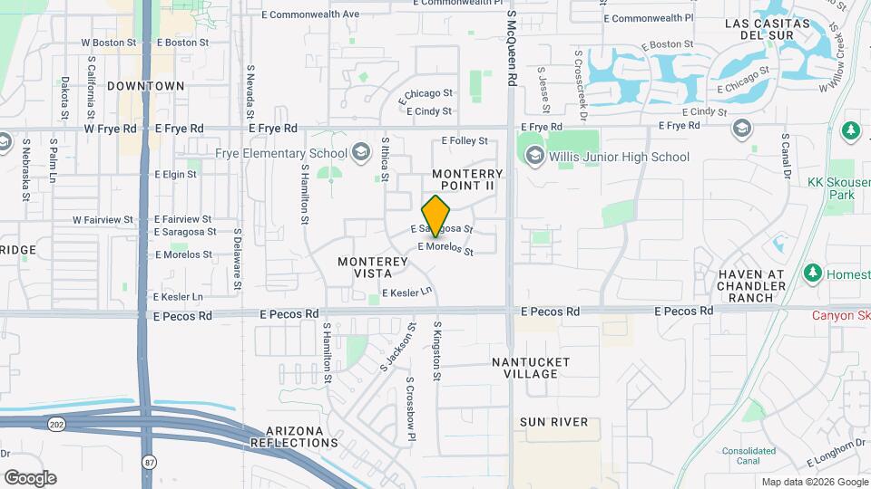 814 W Morelos St Map and Location Details