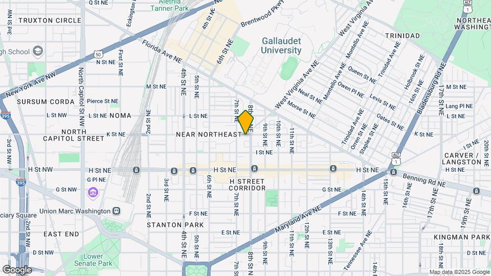 723 K St NE Map and Location Details