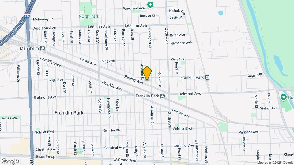 9710-9712 Pacific Ave Map and Location Details