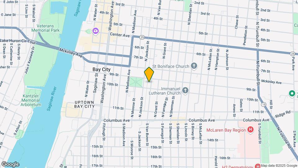 311 N Van Buren St Map and Location Details