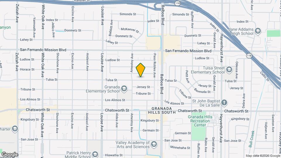 17101 Tulsa St Mapa y Detalles de la Ubicación