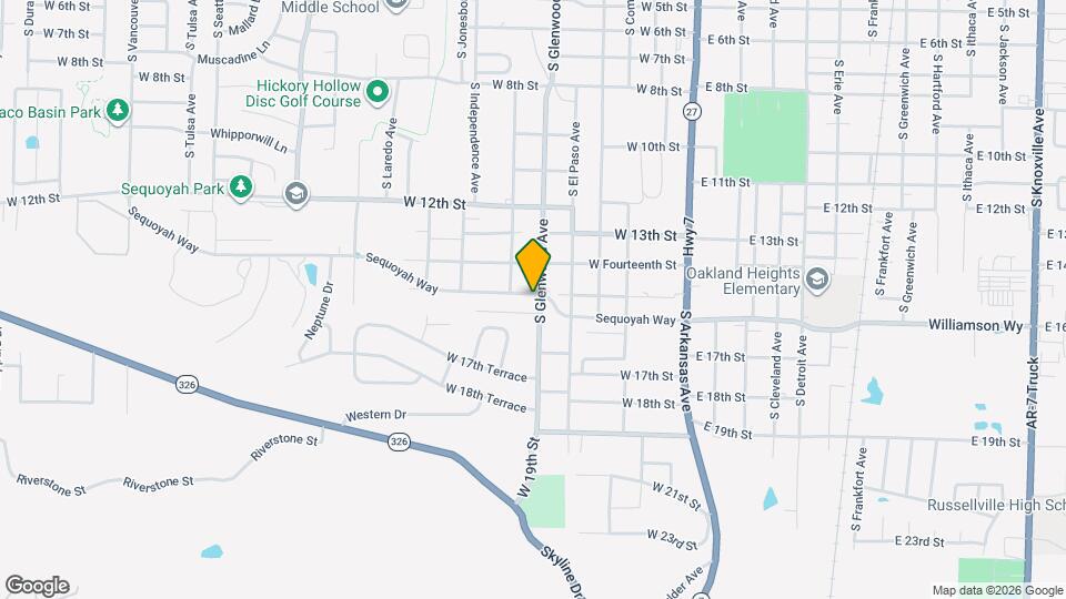 801 Sequoyah Way Map and Location Details