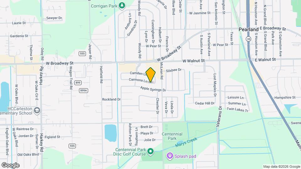 5010 Carmona Ln Mapa y Detalles de la Ubicación