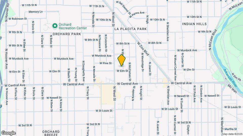 759 N Illinois St Map and Location Details