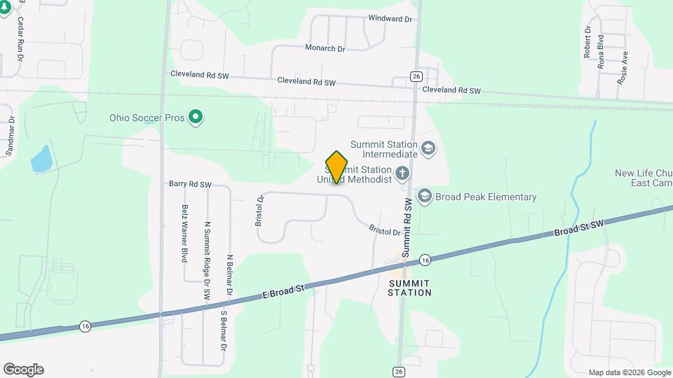 284 Bristol Dr SW Mapa y Detalles de la Ubicación