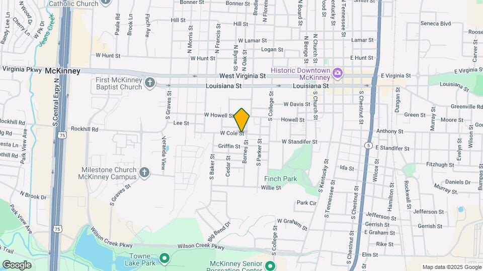 600 Barnes St Map and Location Details