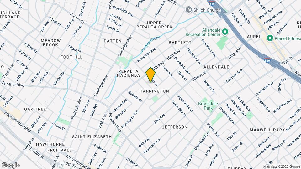 3542 Custer St Mapa y Detalles de la Ubicación