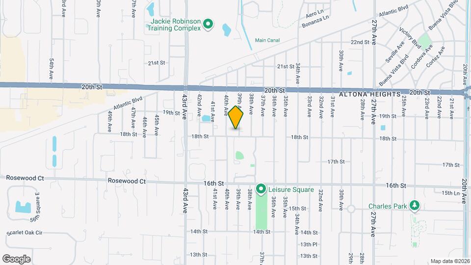 1825 39th Ave Map and Location Details