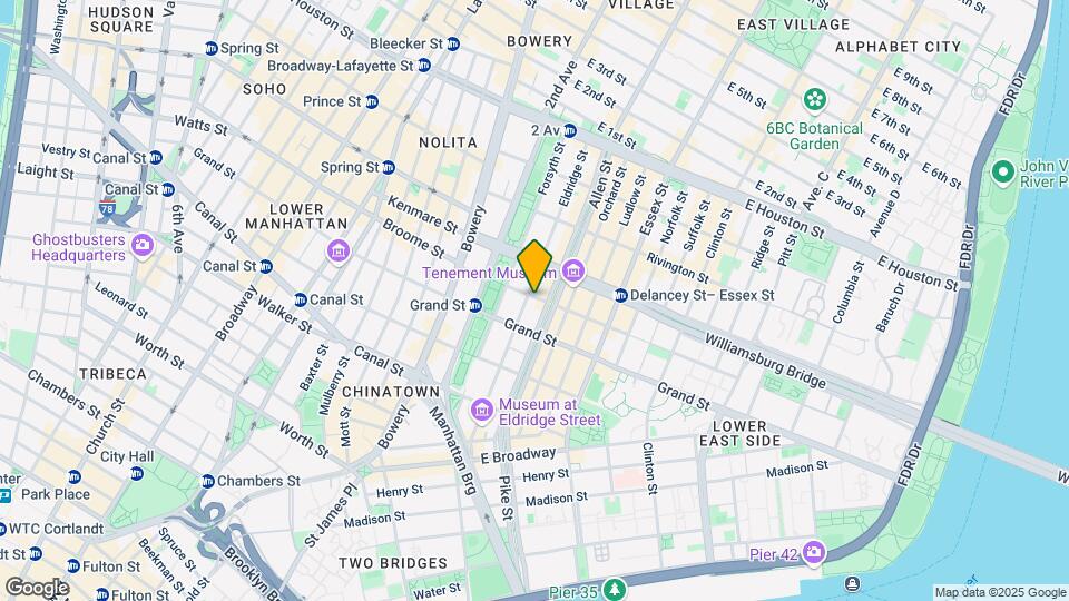 283-285 Broome St Map and Location Details