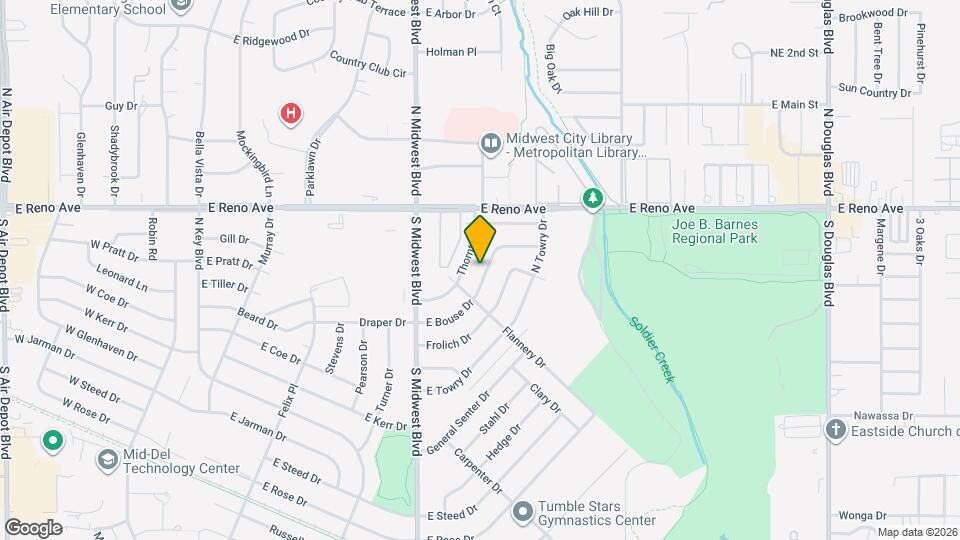 721 E Bouse Dr Map and Location Details