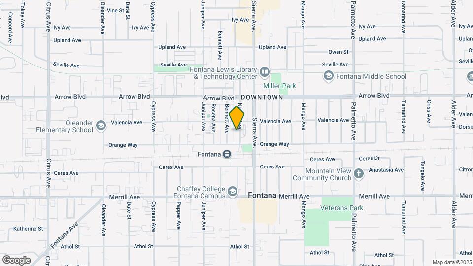 8650 Nuevo Ave Map and Location Details