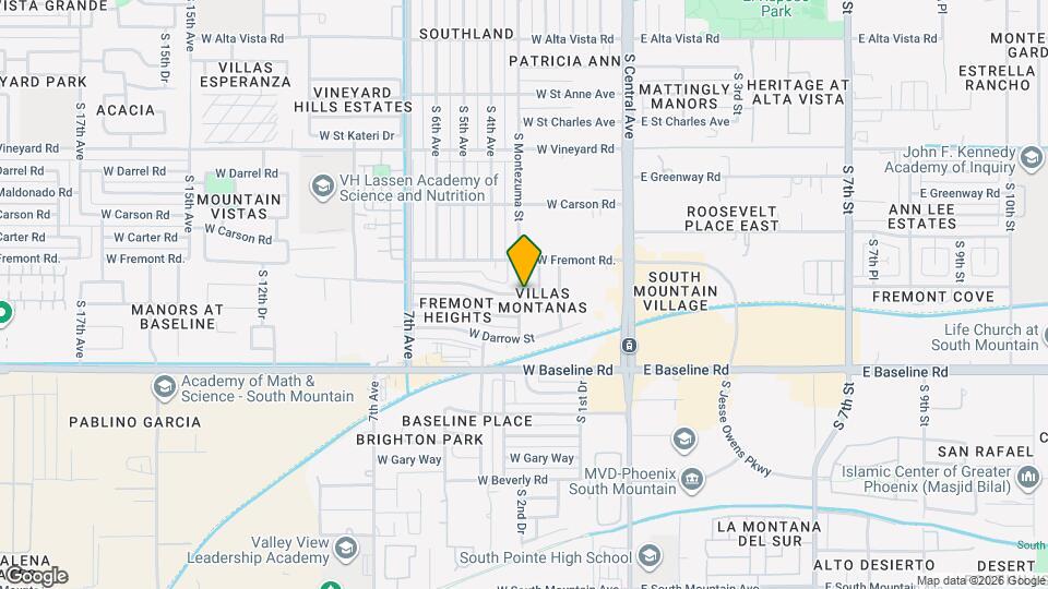 7223 S 3rd Ave, Unit Apt 2 Map and Location Details