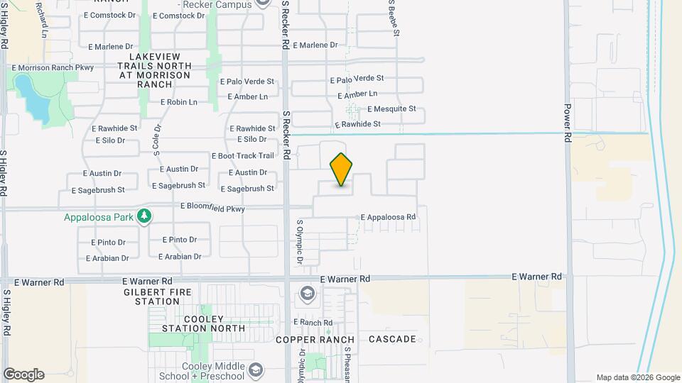 4150 E Sagebrush St Map and Location Details